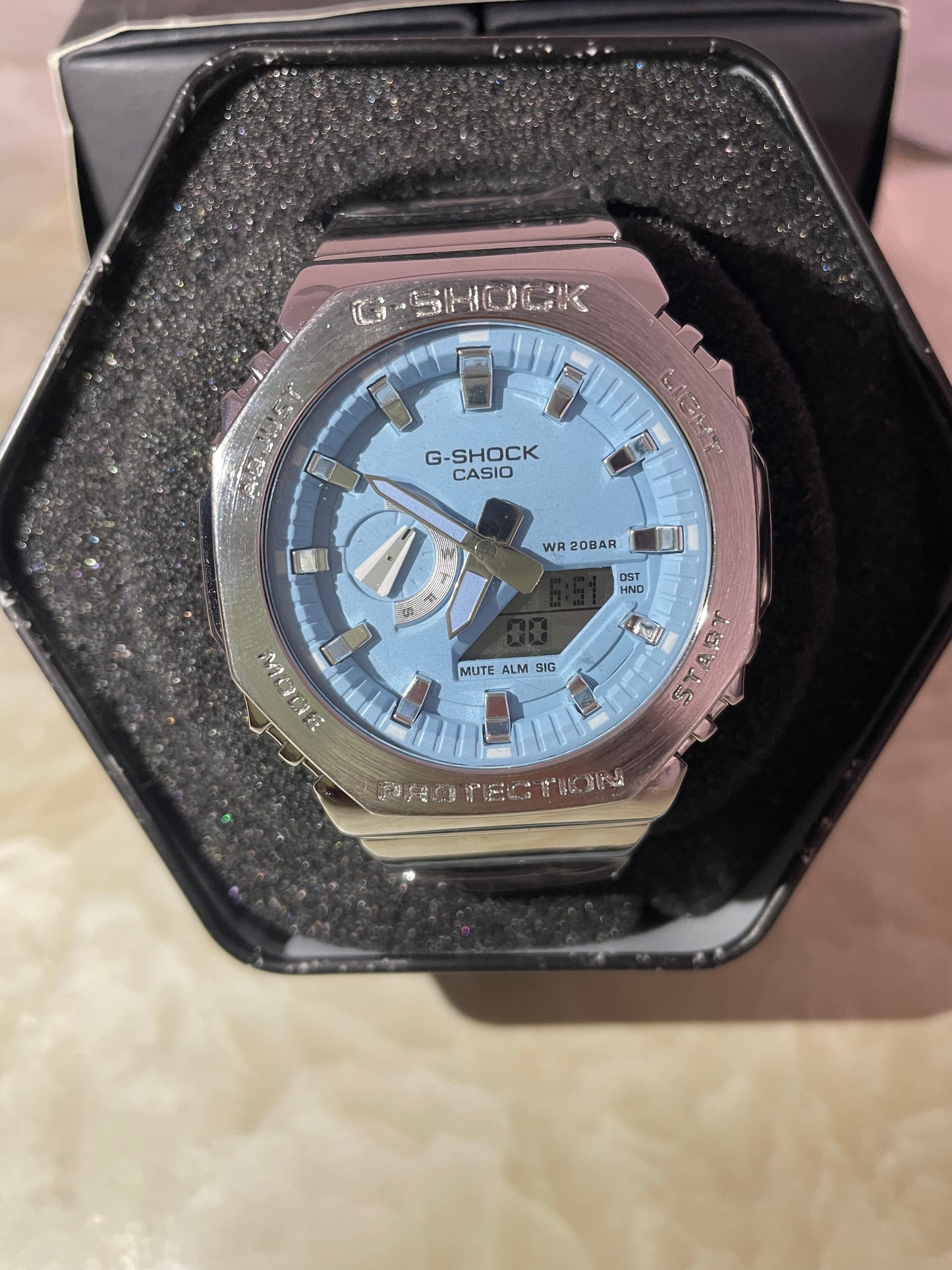 G-shock GA2100 (bleu ciel)